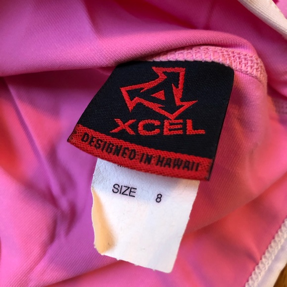 Girls rash guard swim top -pink - Picture 4 of 4